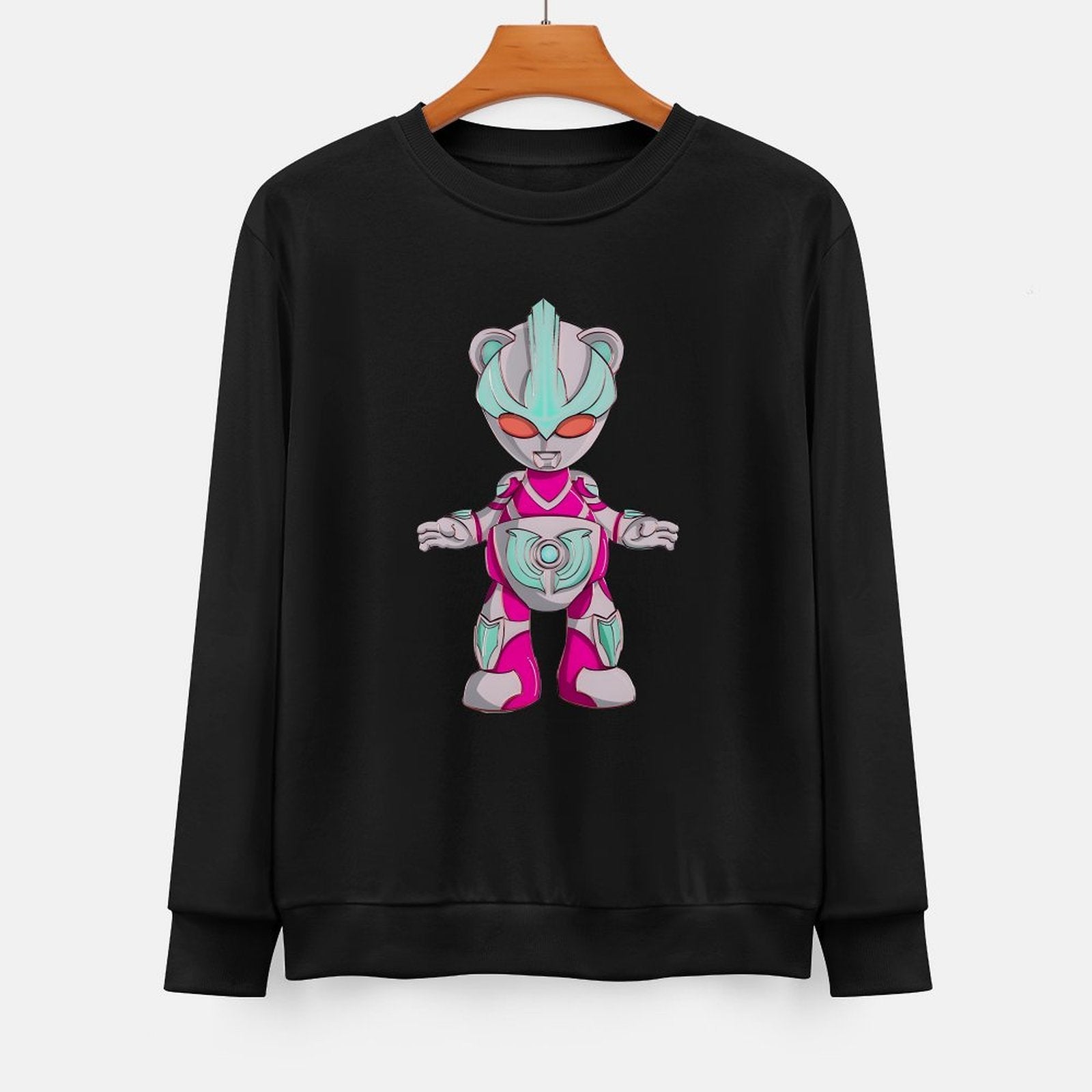 Long Sleeve With Front PatternTear-Resistant Simple